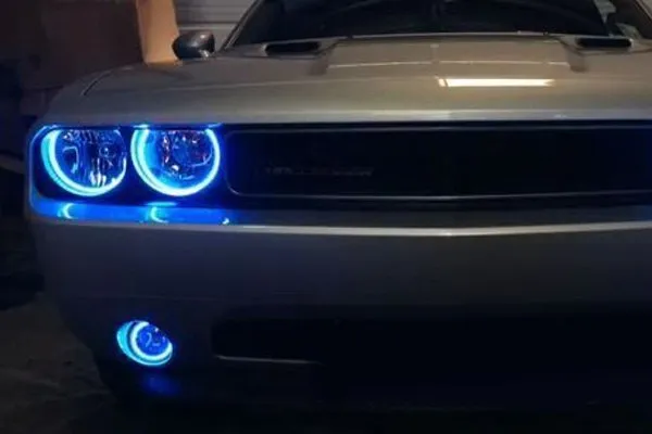 Oracle LED Headlight Halo Kit Dodge Challenger (2008-2014) [Surface Mount] Multicolored