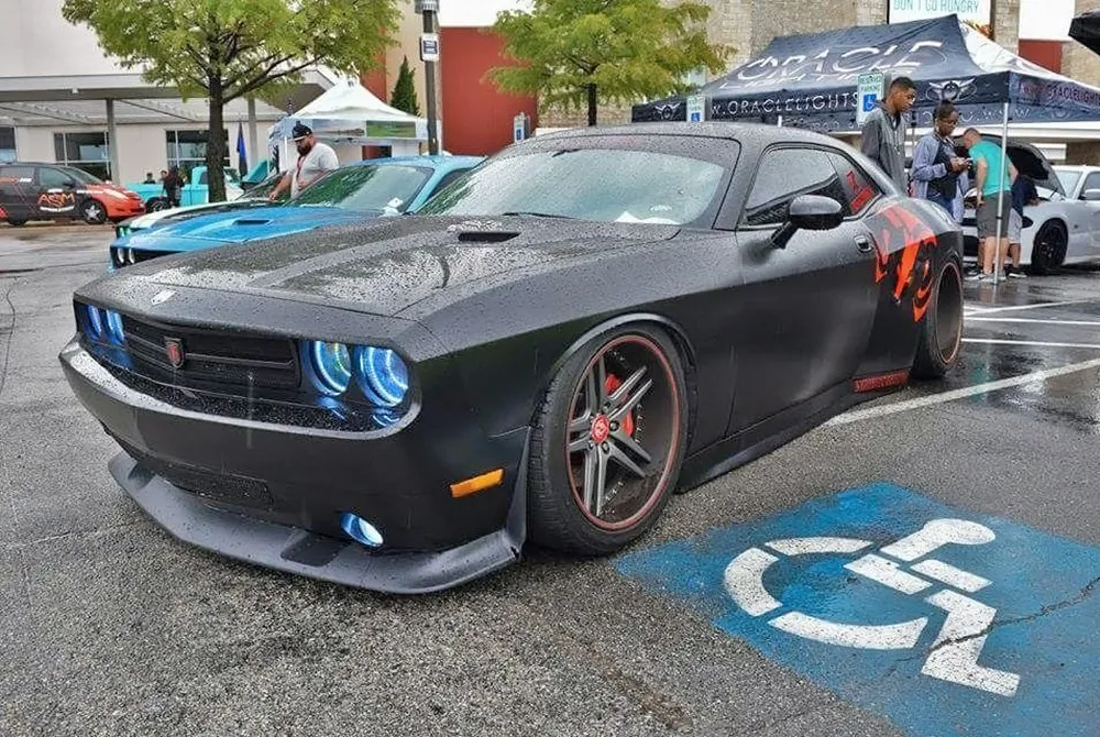 Oracle LED Headlight Halo Kit Dodge Challenger (2008-2014) [Surface Mount] Multicolored
