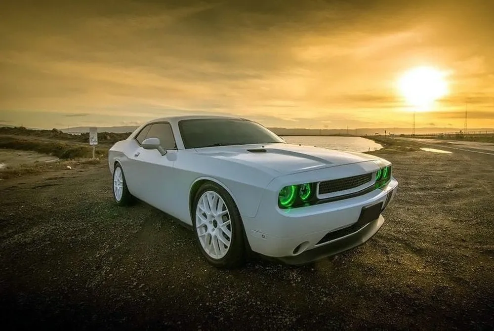 Oracle LED Headlight Halo Kit Dodge Challenger (2008-2014) [Surface Mount] Multicolored