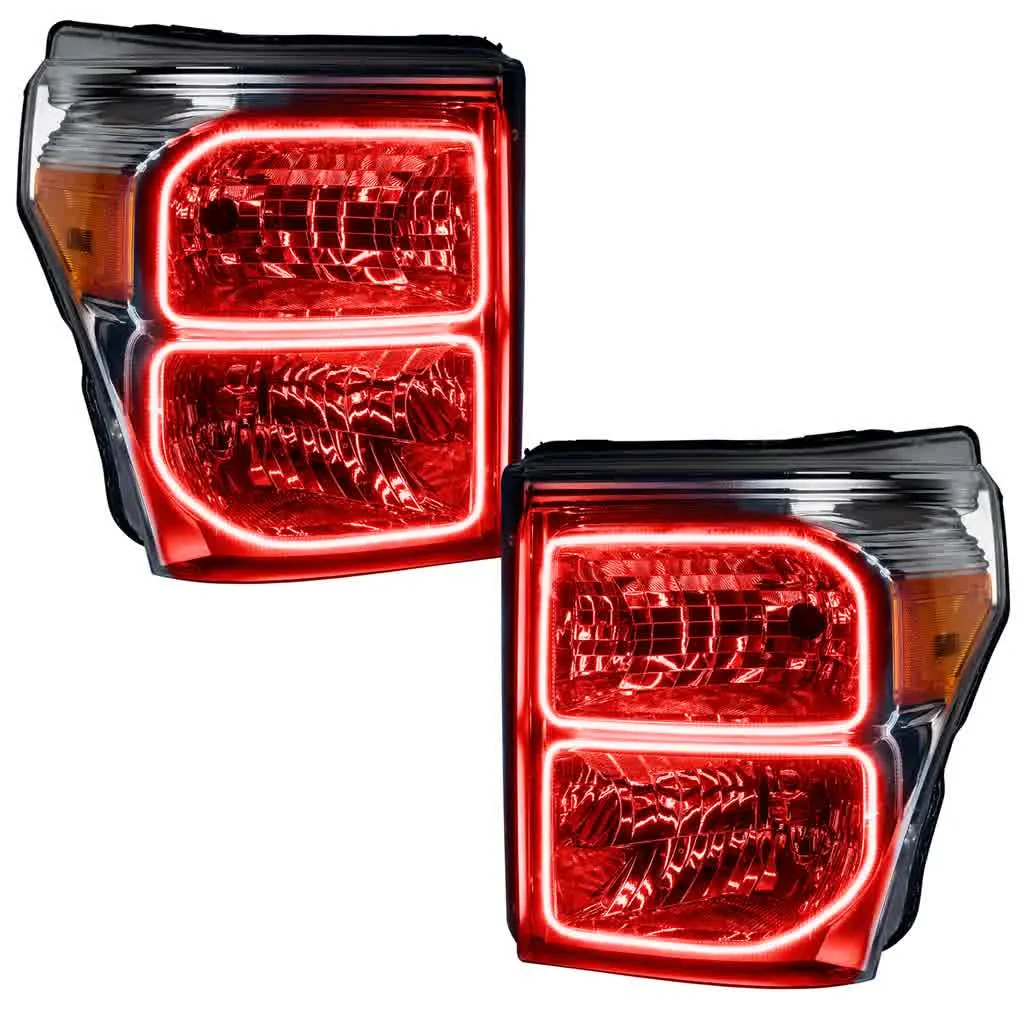 Oracle LED Headlight Halo Kit Ford F250/350 (2011-2016) Multicolored