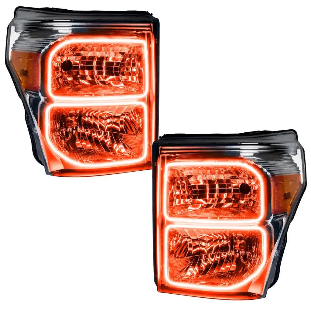 Oracle LED Headlight Halo Kit Ford F250/350 (2011-2016) Multicolored