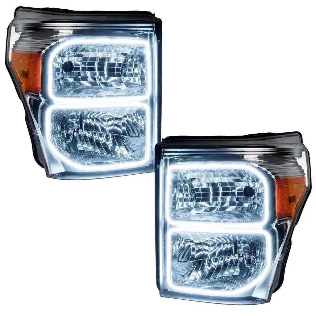 Oracle LED Headlight Halo Kit Ford F250/350 (2011-2016) Multicolored