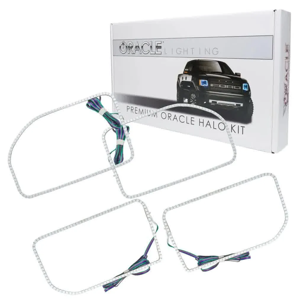 Oracle LED Headlight Halo Kit Ford F250/350 (2011-2016) Multicolored