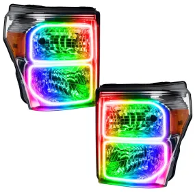 Oracle LED Headlight Halo Kit Ford F250/350 (2011-2016) Multicolored