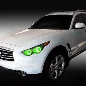 Oracle LED Headlight Halo Kit Infiniti QX70 (2009-2015) Multicolored