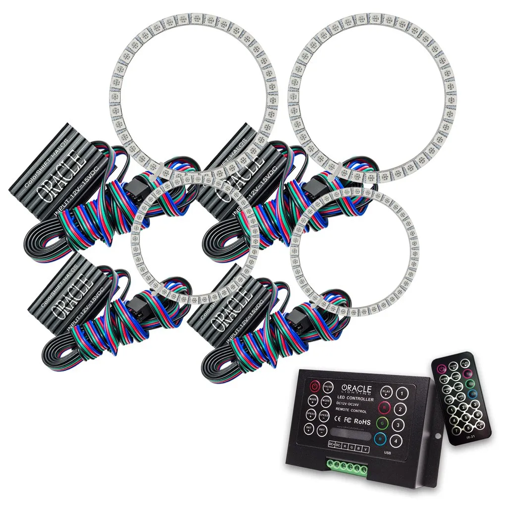 Oracle LED Headlight Halo Kit Nissan GT-R (2009-2013) Multicolored