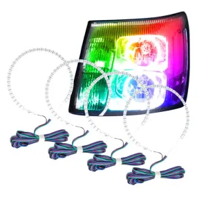 Oracle LED Headlight Halo Rings Cadillac Escalade (2002-2006) Multicolored RGB