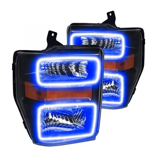 Oracle LED Headlight Halo Rings Ford F250/F350 Super Duty (2008-2010) Multicolored RGB