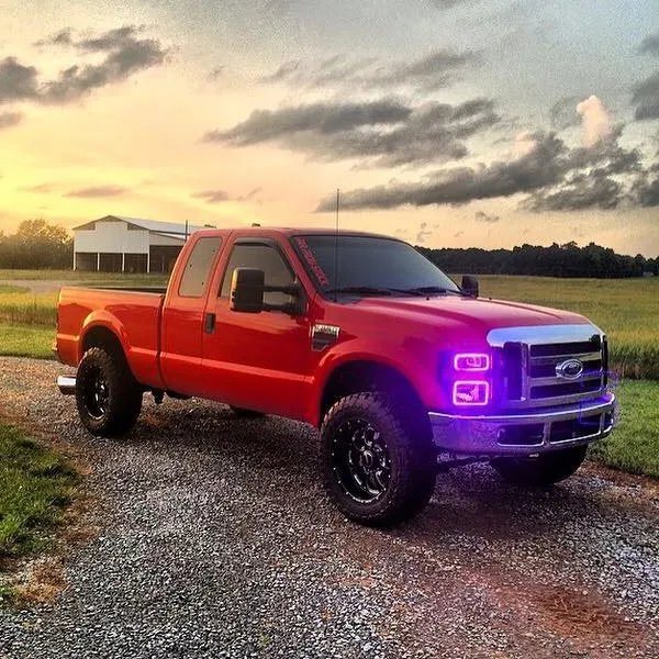 Oracle LED Headlight Halo Rings Ford F250/F350 Super Duty (2008-2010) Multicolored RGB