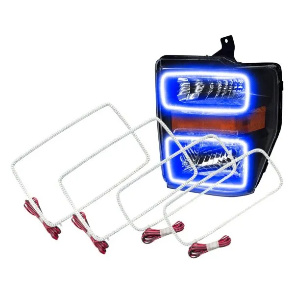Oracle LED Headlight Halo Rings Ford F250/F350 Super Duty (2008-2010) Multicolored RGB