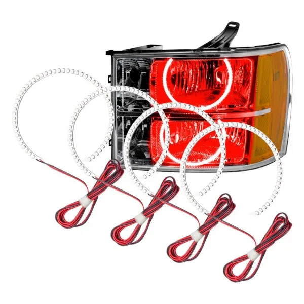 Oracle LED Headlight Halo Rings GMC Sierra (2007-2013) RGB Square or Round Style