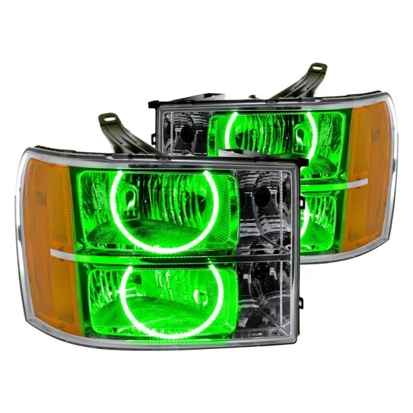 Oracle LED Headlight Halo Rings GMC Sierra (2007-2013) RGB Square or Round Style