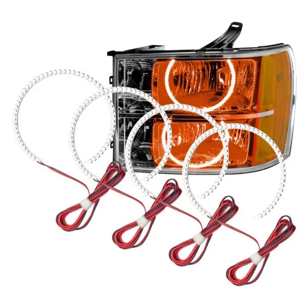Oracle LED Headlight Halo Rings GMC Sierra (2007-2013) RGB Square or Round Style
