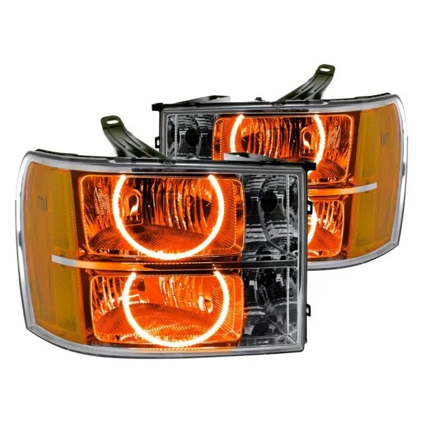Oracle LED Headlight Halo Rings GMC Sierra (2007-2013) RGB Square or Round Style