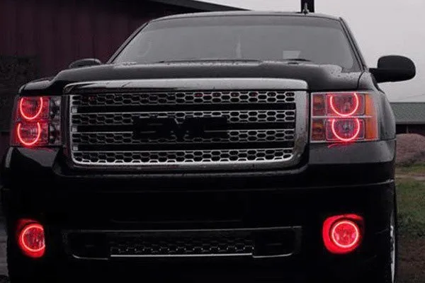Oracle LED Headlight Halo Rings GMC Sierra (2007-2013) RGB Square or Round Style