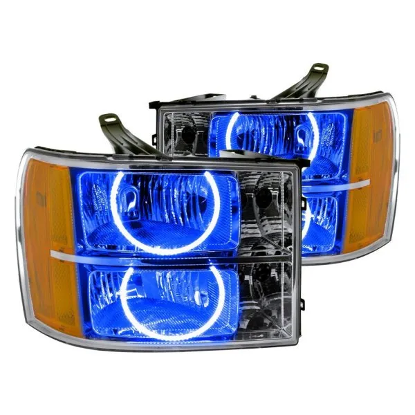 Oracle LED Headlight Halo Rings GMC Sierra (2007-2013) RGB Square or Round Style
