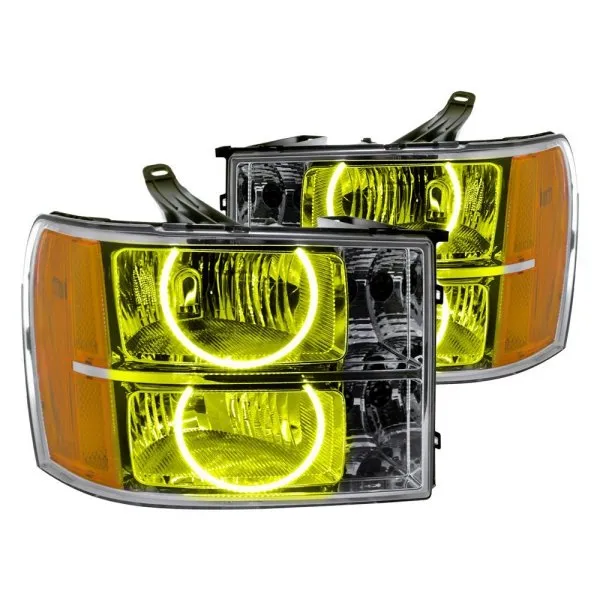Oracle LED Headlight Halo Rings GMC Sierra (2007-2013) RGB Square or Round Style