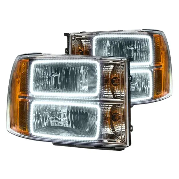 Oracle LED Headlight Halo Rings GMC Sierra (2007-2013) RGB Square or Round Style