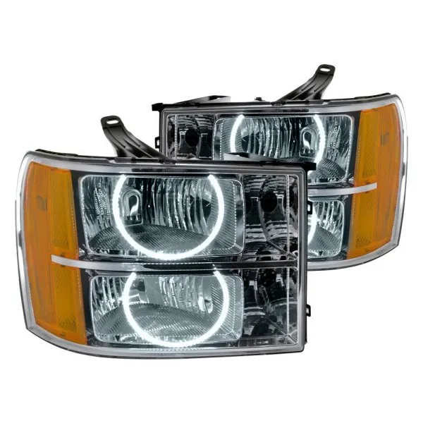 Oracle LED Headlight Halo Rings GMC Sierra (2007-2013) RGB Square or Round Style