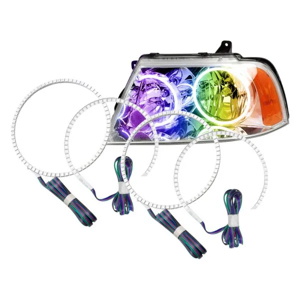 Oracle LED Headlight Halo Rings Lincoln Navigator (2003-2006) Multicolored RGB