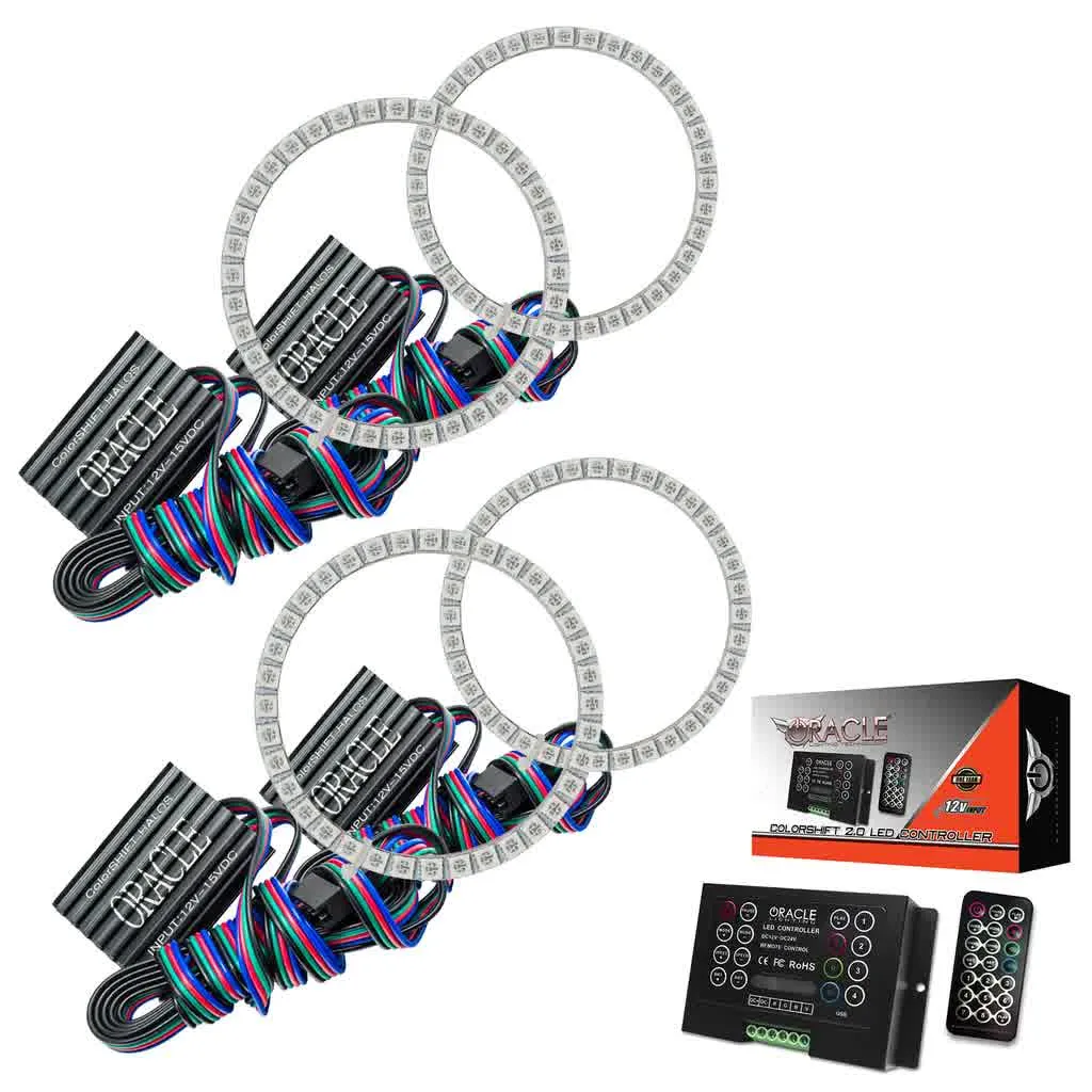 Oracle LED Headlight Halo Rings Nissan Maxima (2009-2013) Multicolored RGB