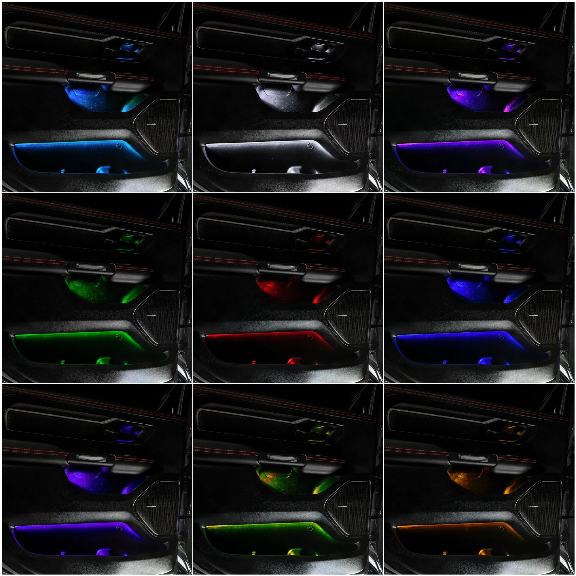 ORACLE Lighting 2019-2024 RAM Complete Interior Ambient Lighting ColorSHIFT RGB Conversion Kit