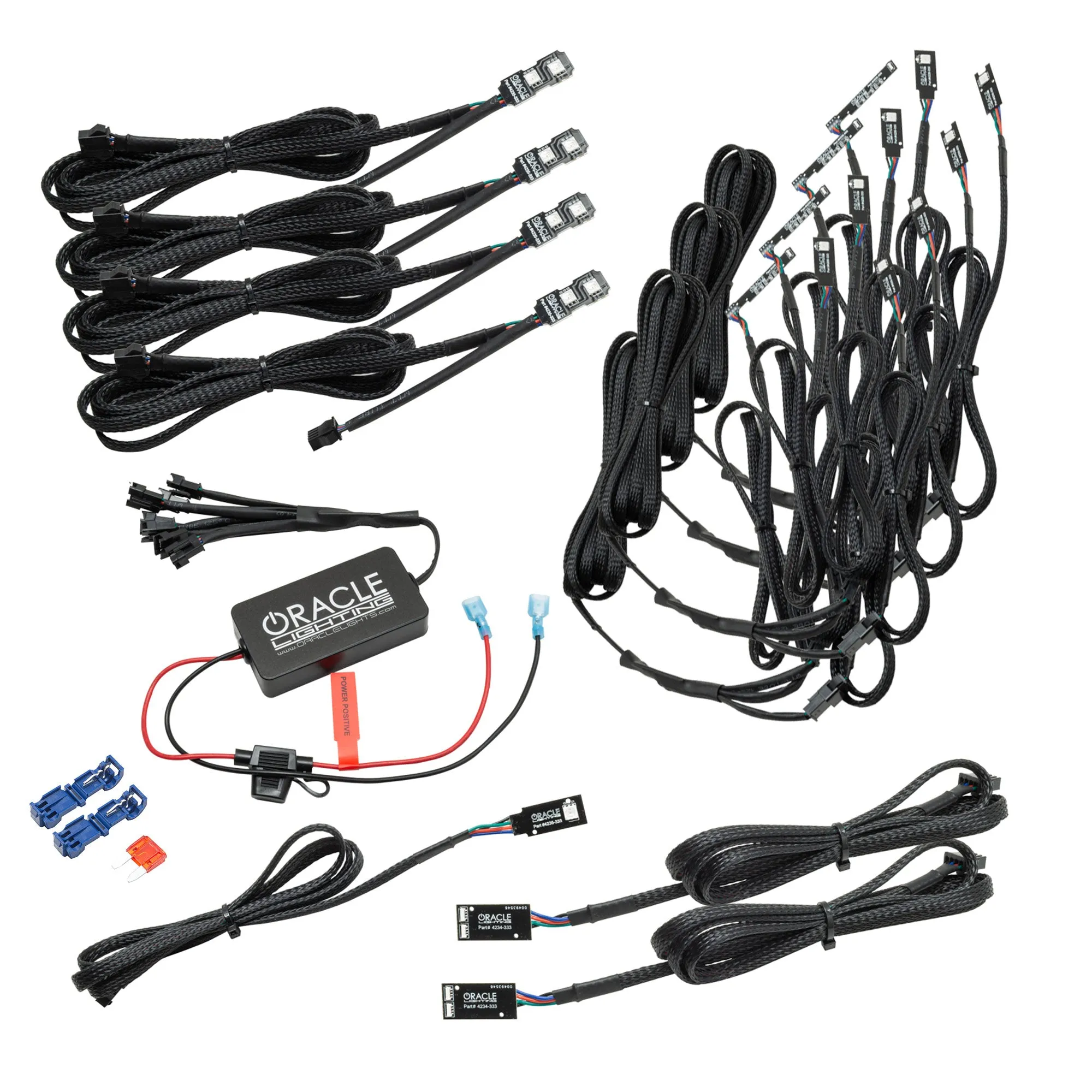 ORACLE Lighting 2019-2024 RAM Complete Interior Ambient Lighting ColorSHIFT RGB Conversion Kit