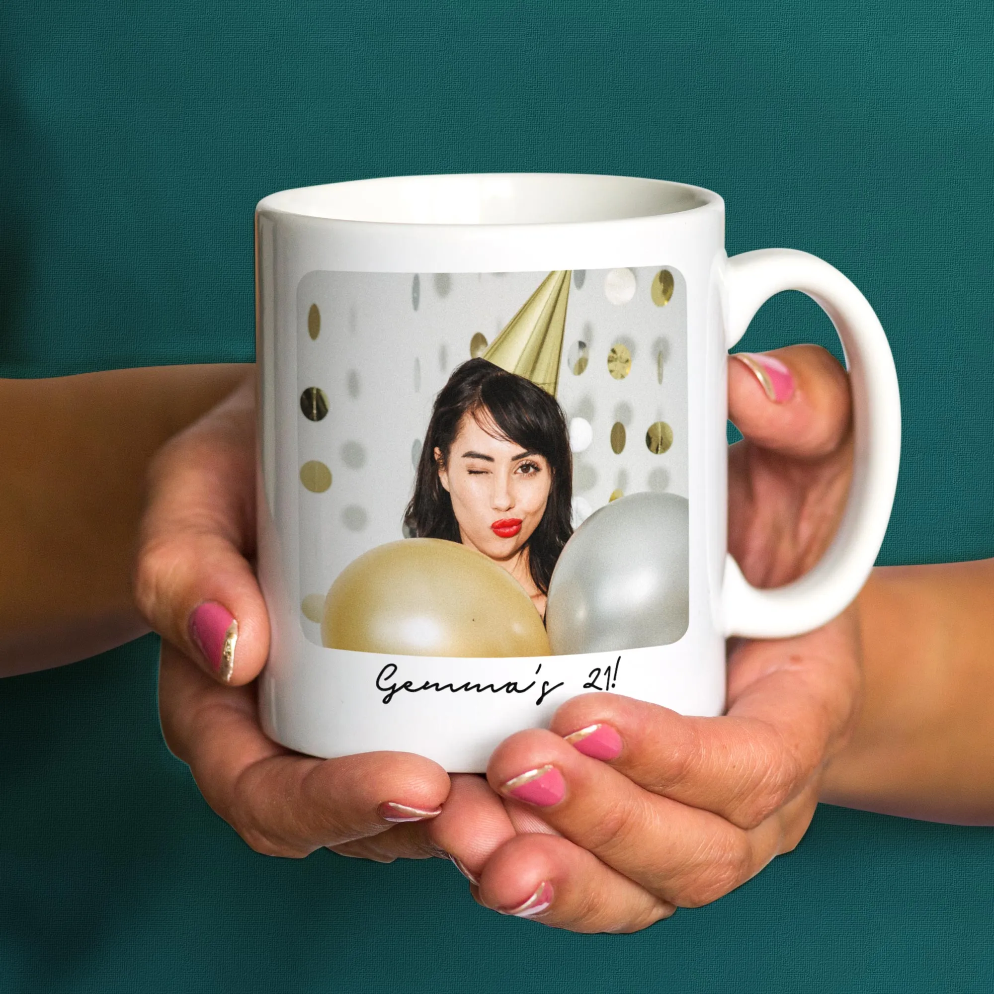 Personalised 21st Birthday Photo Mug Gift