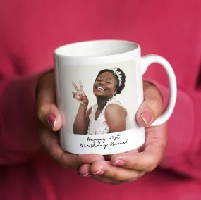 Personalised 21st Birthday Photo Mug Gift