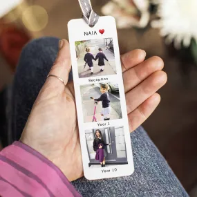Personalised Back To School Photo Bookmark