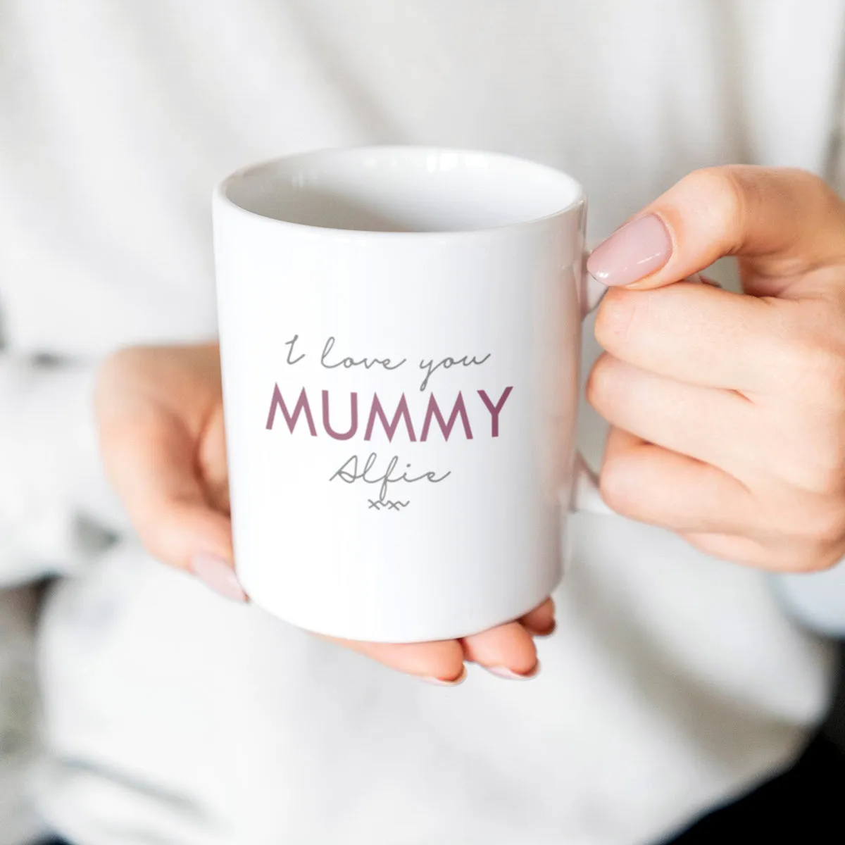 Personalised 'I Love You Mummy' Photo Mug