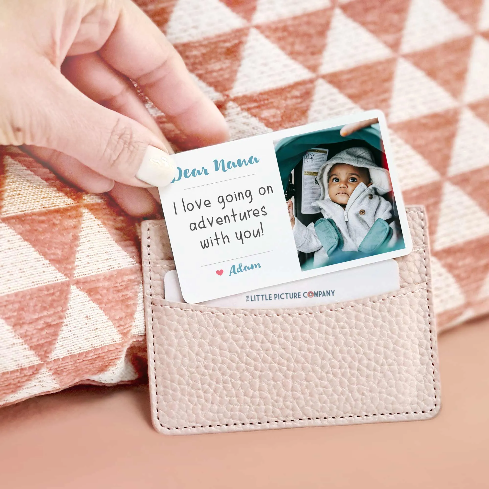 Personalised Metal Wallet Card For Grandma