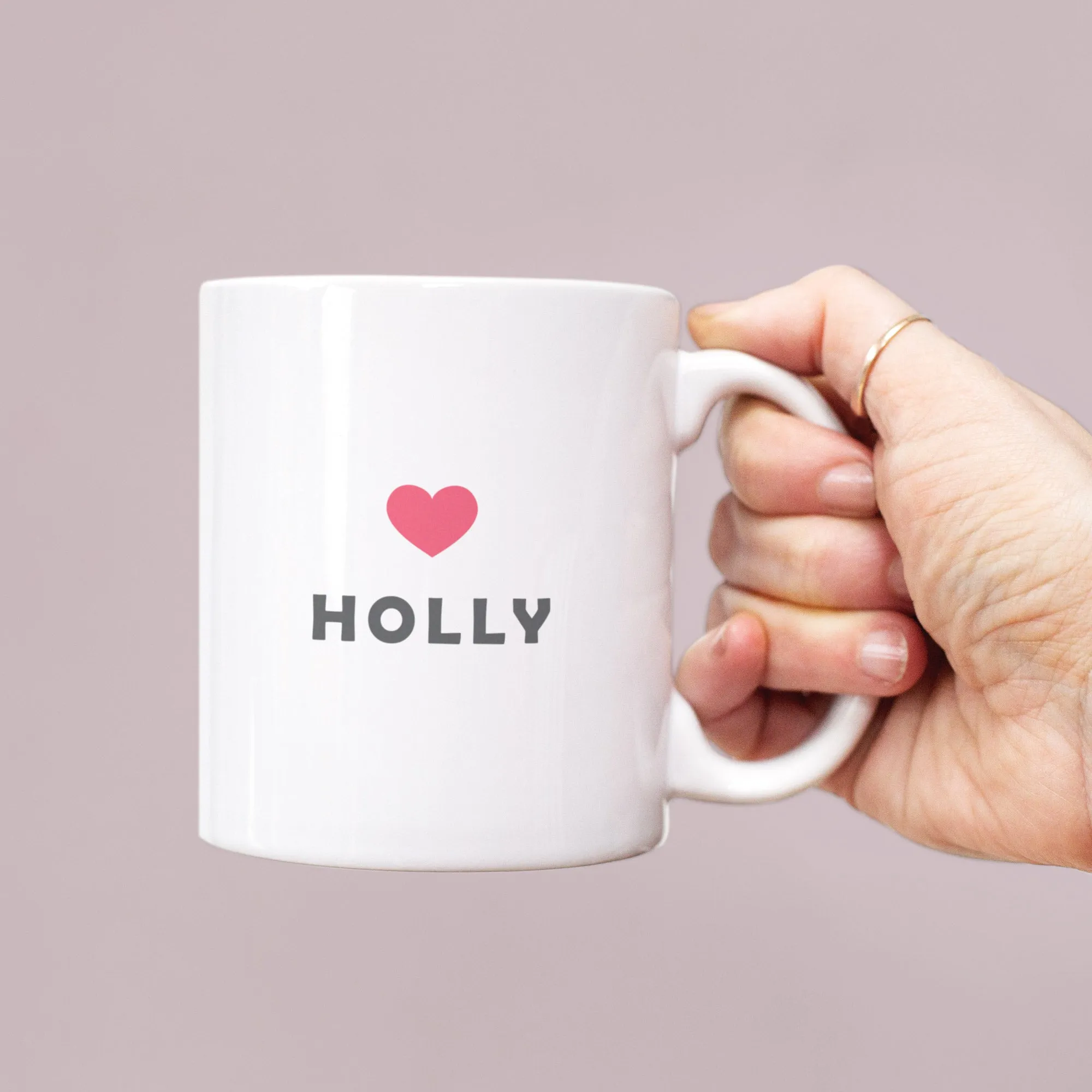 Personalised 'Mummy I Love You This Much' Photo Mug