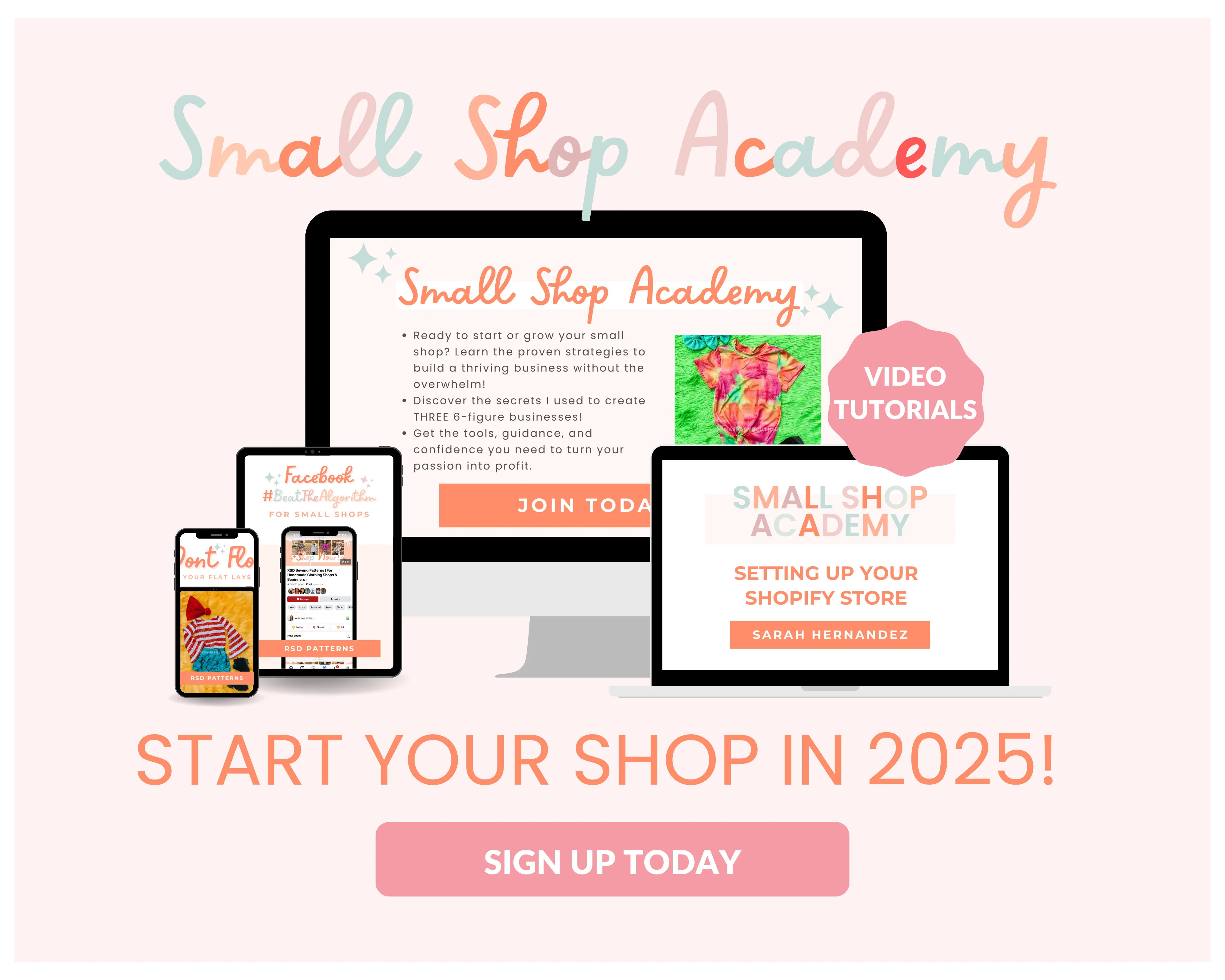 PRE SALE **** Small Shop Academy Master Course
