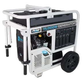 Pulsar PG15KVTW 12000W/15000W Gas Electric Start Portable Generator New