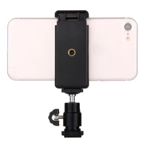 PULUZ 1/4 inch Hot Shoe Tripod Head    Tripod Stand Clamp for iPhone, Samsung, Huawei, HTC, 5.5cm - 8cm Width Smartphones