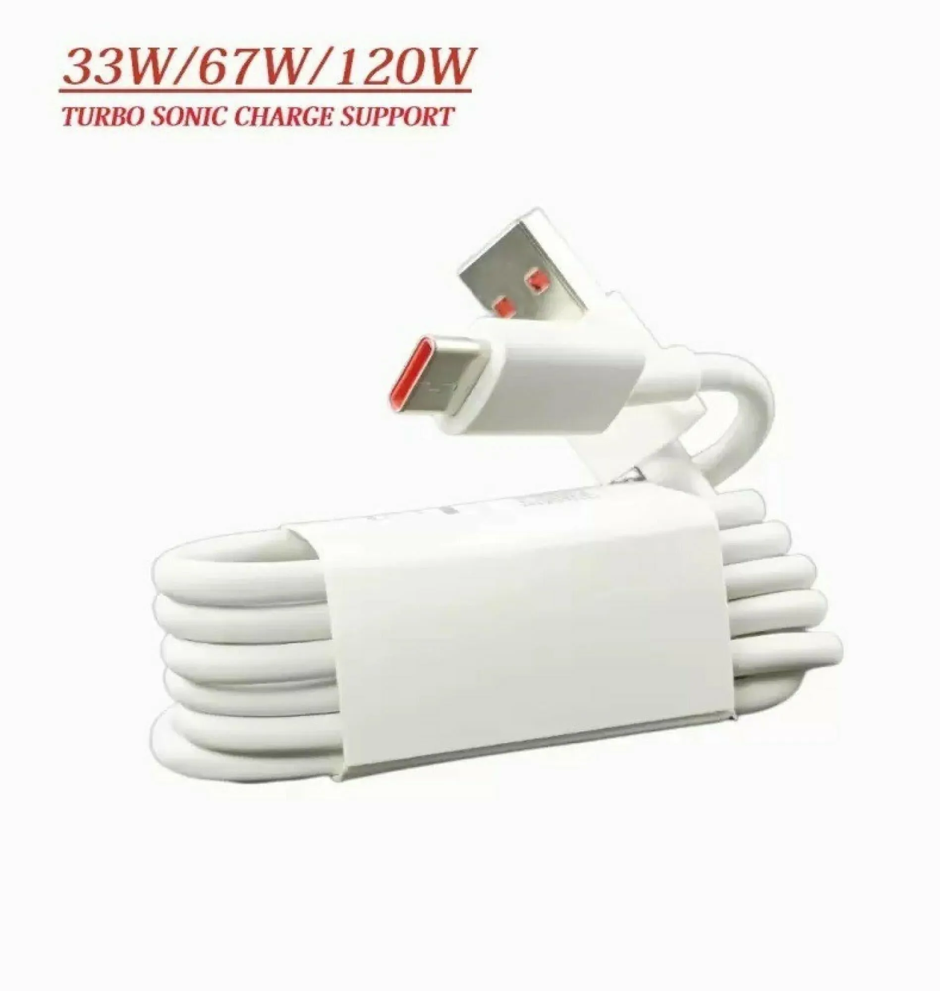 Redmi MI K40 Pro Type-C Support 33W FastCharge Cable 1M White