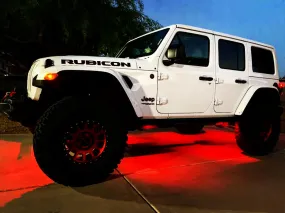 RGB LED Rock lights 8 pod kit under glow