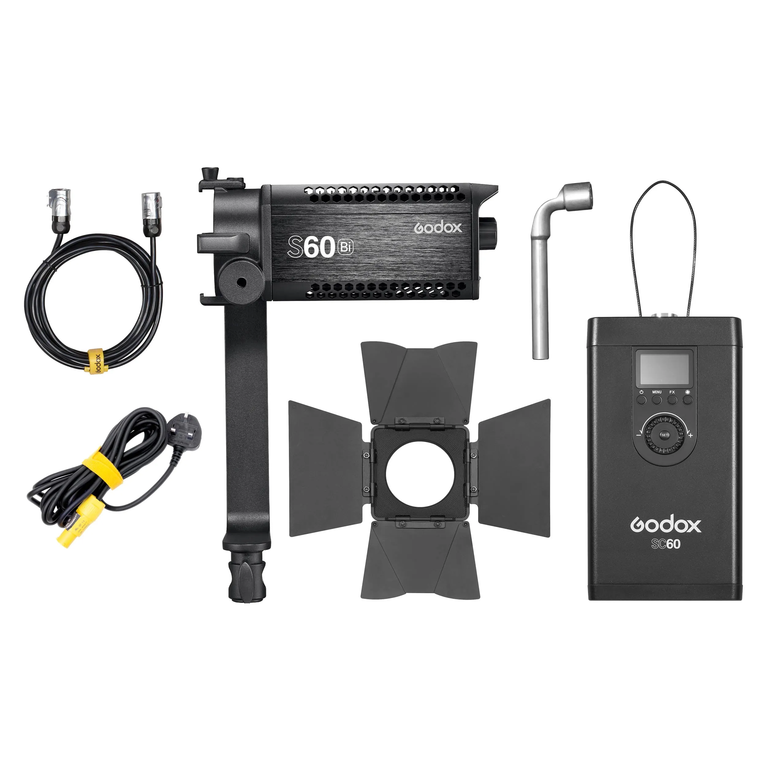 S60Bi 60W 2800-6500K Focusable Dimmable LED Video Light