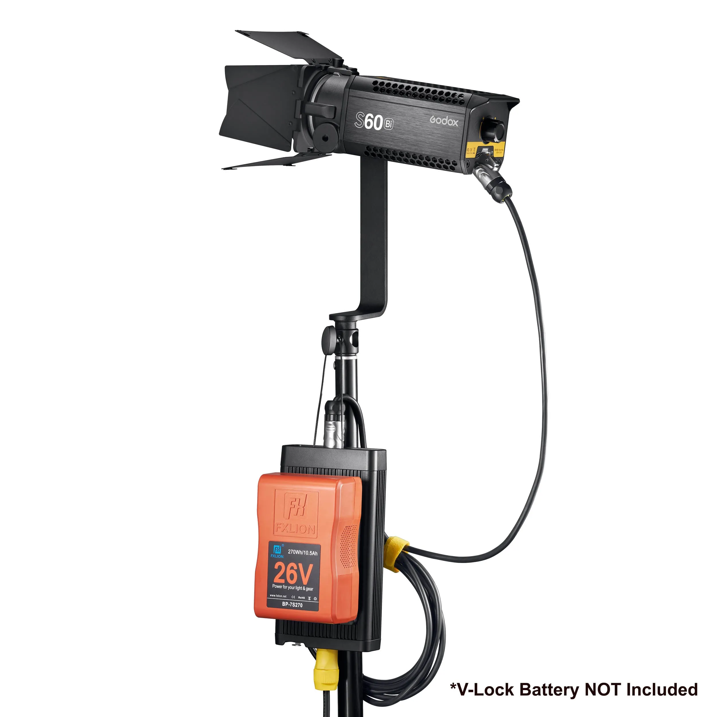 S60BI 60W Bi-Colour Focusable LED Light with Light Projector