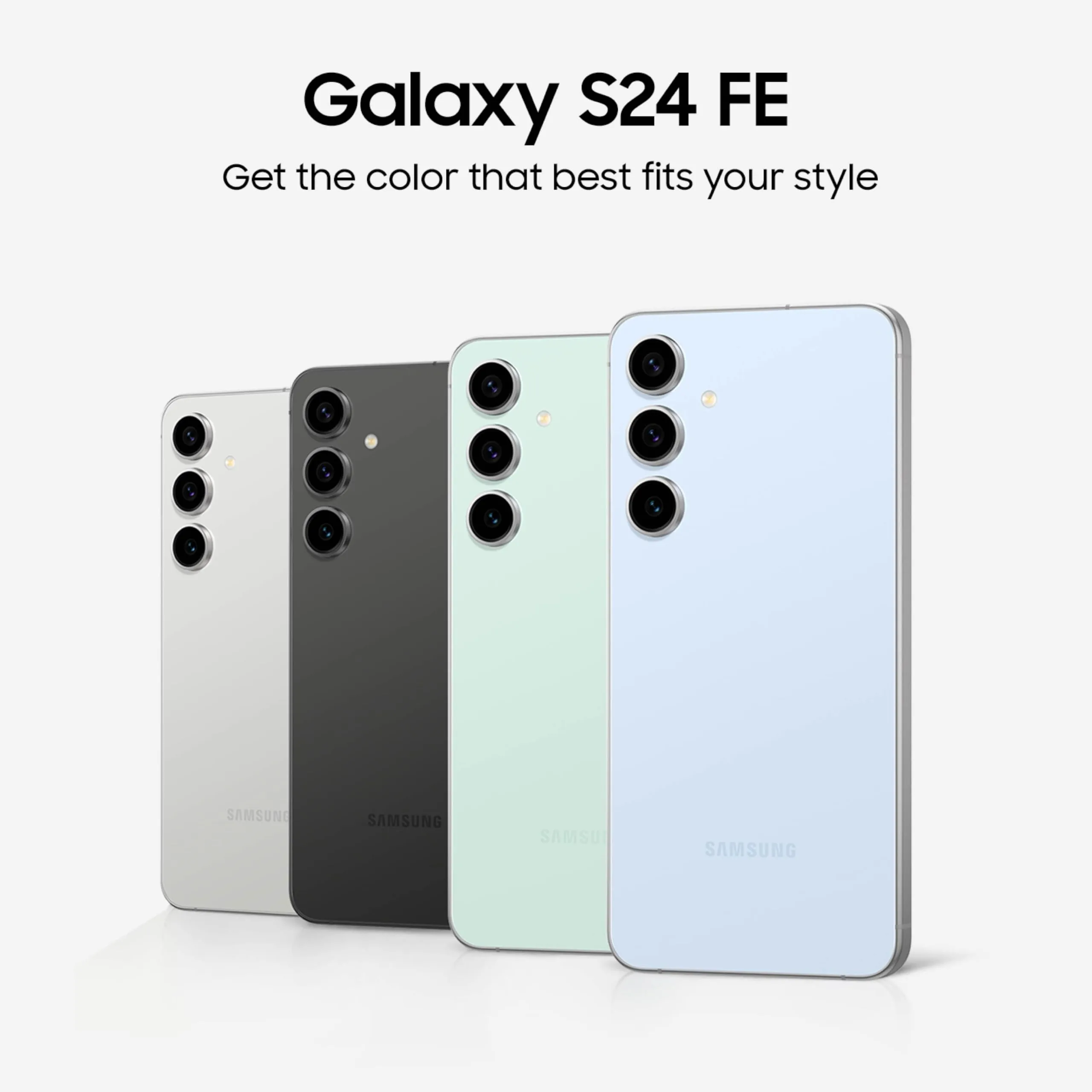 SAMSUNG Galaxy S24 FE AI Phone, 256GB Unlocked Android Smartphone, High-Res 50MP Camera, Long Battery Life, Brighter Display Screen, US Version, 2024, US 1 Yr Manufacturer Warranty, Graphite