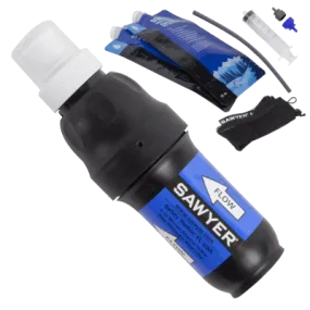Sawyer SP129 Point One Squeeze Water Filter System with  2 1L mylar bags