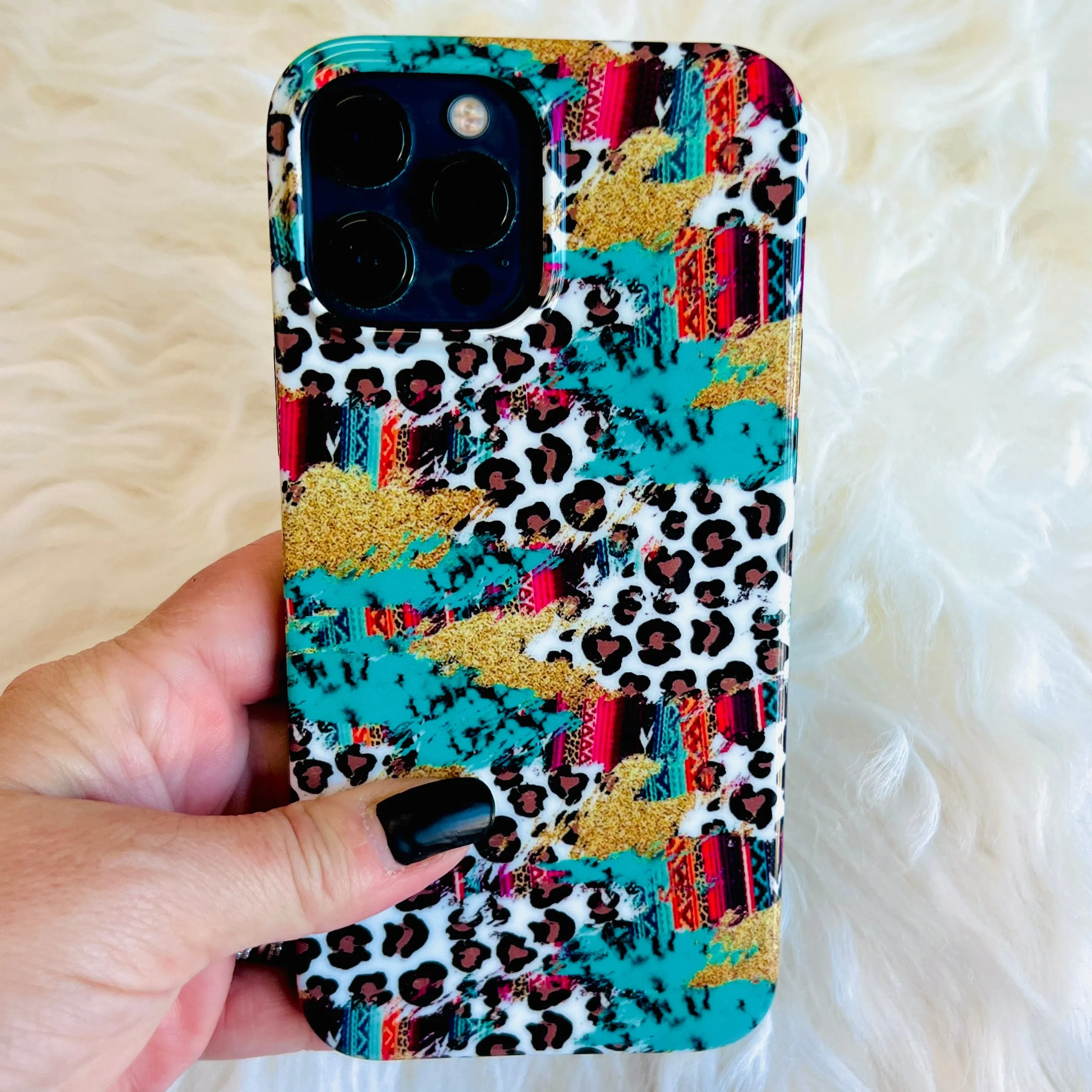 Serape Leopard Case For iPhone