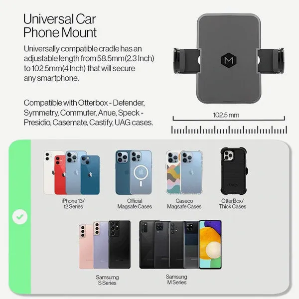 Simpl Cradle Flexible Gooseneck Dash Mount