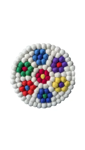 Small Floral Trivet