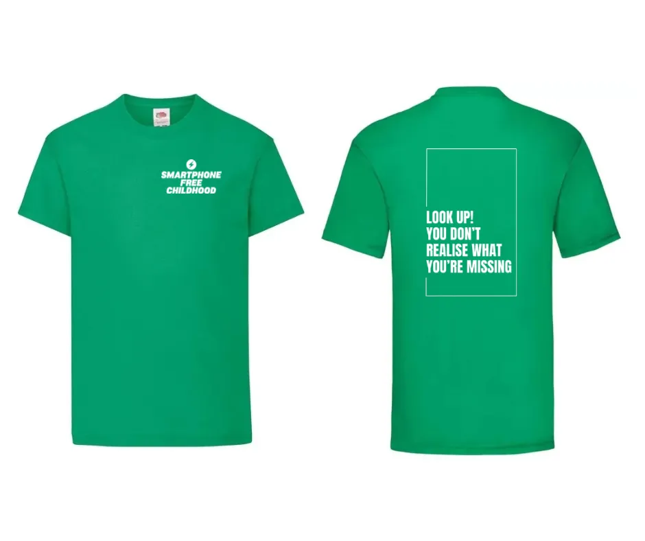 Smartphone Free Childhood T shirt