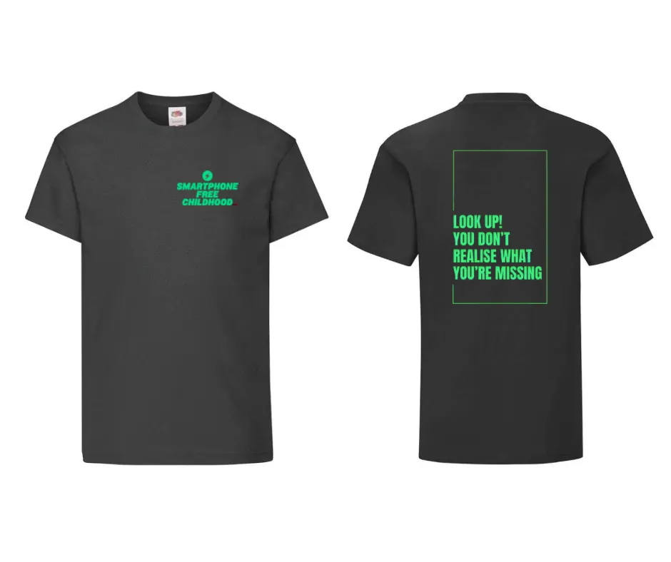 Smartphone Free Childhood T shirt