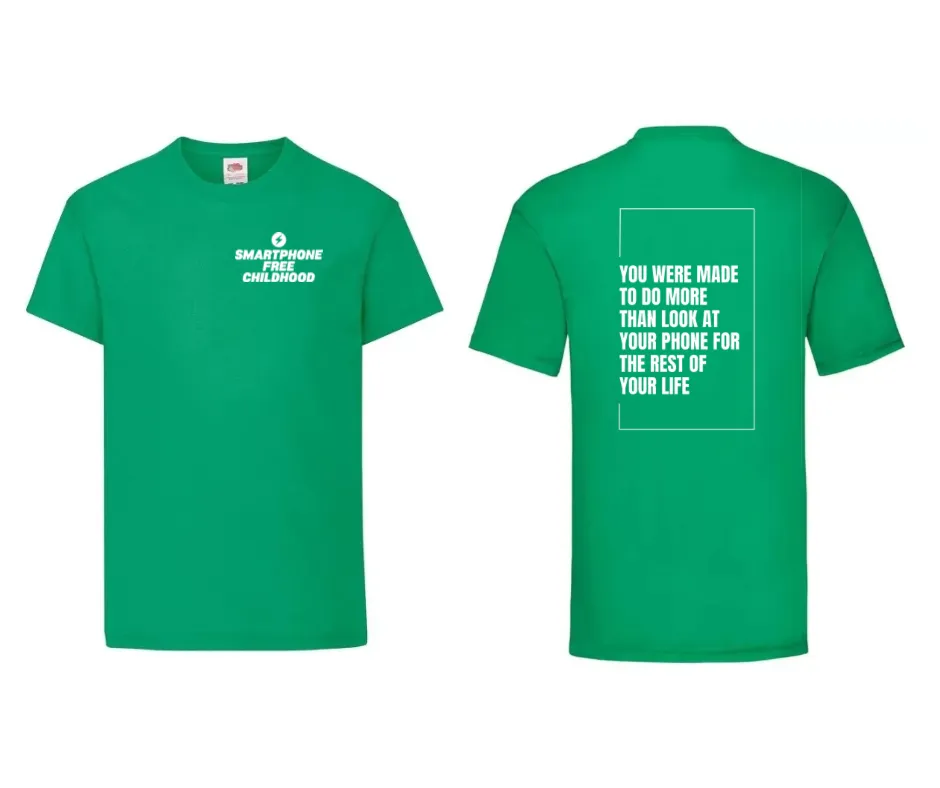 Smartphone Free Childhood T shirt