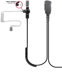 SPM-1322S, Mirage, Lapel Microphone Kit, Black, Fits Vertex