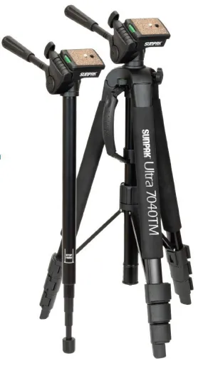 Sunpak Ultra7040TM Tri-Monopod with Smartphone & Action Cam Adapters